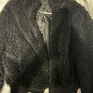 Love Tree Faux Fur Jacket